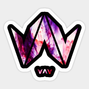 VAV Logo Abstract Sticker